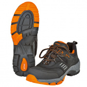 Защитные ботинки на шнуровке WORKER S3, чёрные/оранжевые р-44